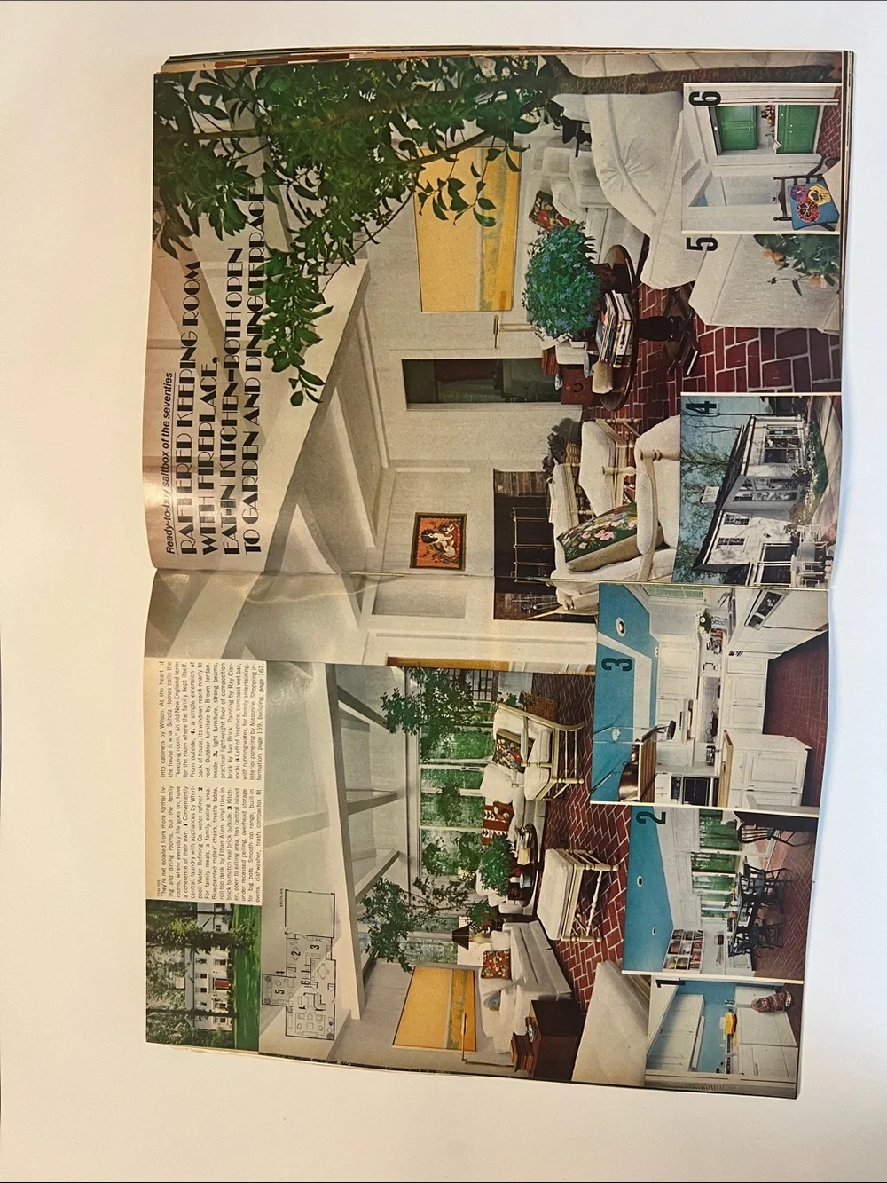 1974 Vintage House & Garden decorating magazine October 1974